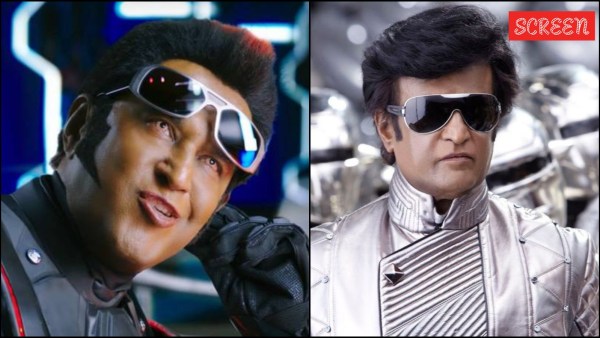 Rajinikanth from 2.0 and Enthiran