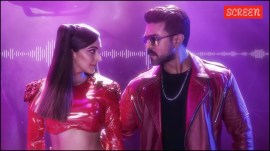 Ram Charan and Kiara Advani in Dhop lyrical video