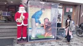 The cake statute was crafted using 250 eggs and 60 kilograms of sugar (Image source: @jist.news/Instagram)