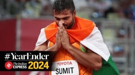 Paralympic champion Sumit Antil.