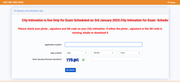 UGC NET December session 2024: Advance city slip released at ugcnet.nta.ac.in