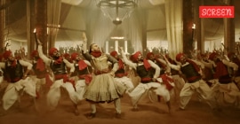Malhari Song. Screengrab of the music video.