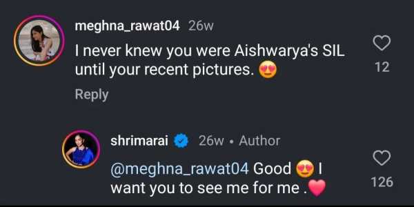Shrima Rai- Aishwarya Rai