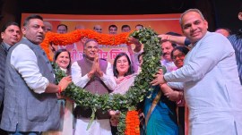 South Delhi BJP MP Ramvir Singh Bidhuri. RamvirBidhuri ‘Free electricity, water subsidies to continue if BJP comes to power’