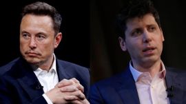 X owner Elon Musk and OpenAI CEO Sam Altman.