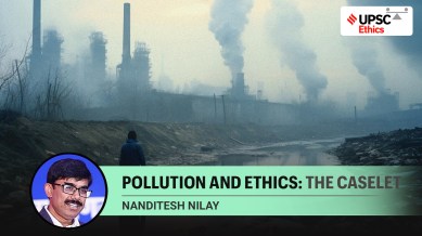 air pollution, ethics case study, pollution case study, ethics simplified, upsc essantials, nanditesh nilay, pollution in ncr