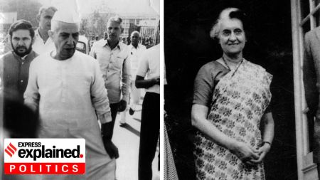 Farmers' Day: Charan Singh (left) became the PM with the outside support of the Indira Gandhi faction of the Congress.