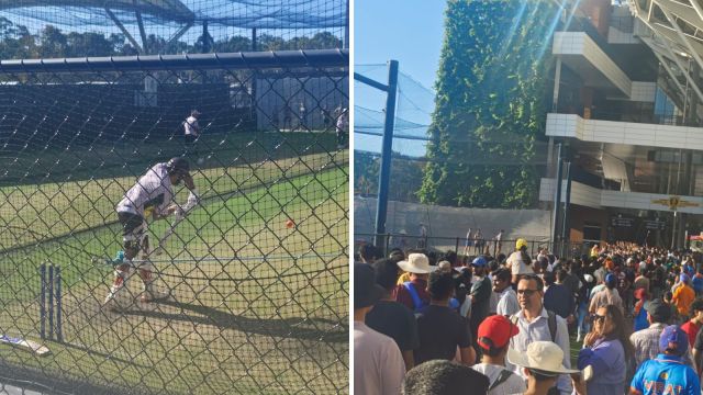 Border Gavaskar Trophy: India ask for closed practice sessions after 5000 spectators turn up (Express Photo by Sriram Veera)