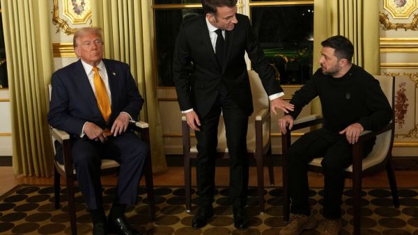 Trump Macron Zelenskyy