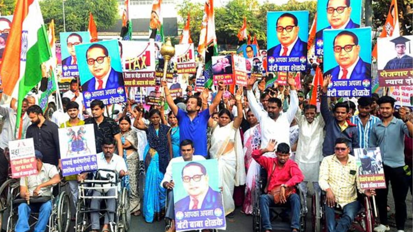 Congress launches week-long protest against Shah's Ambedkar comments