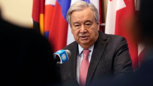 UN Secretary-General Antonio Guterres