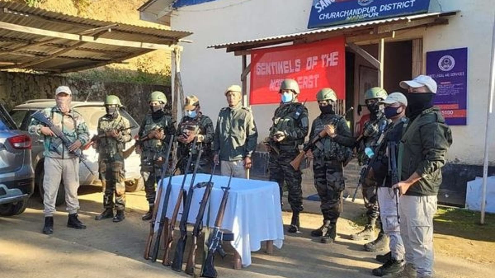 Security forces seize 3.6 kg explosives from under bridge in Manipur’s Churachandpur