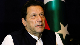 Former prime minister Imran Khan