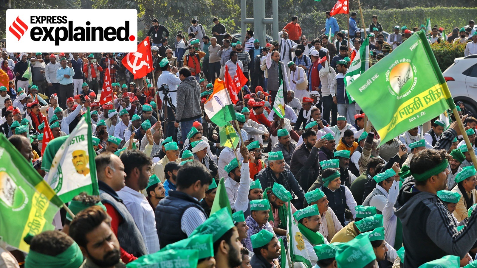 Uttar Pradesh farmers protest.