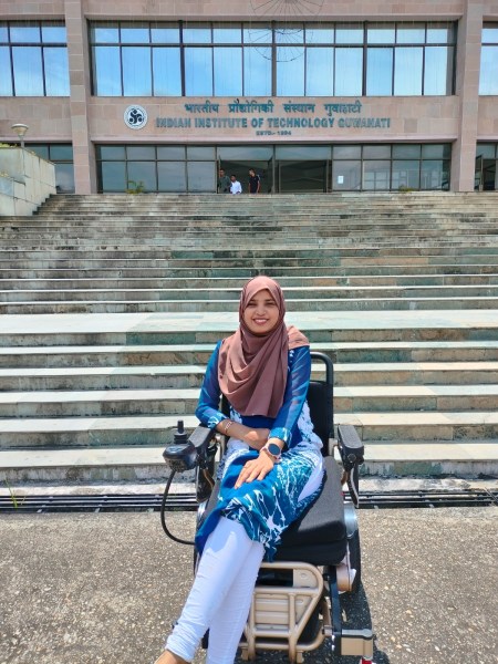 Student with muscular dystrophy ready to take on any new challenge that comes her way