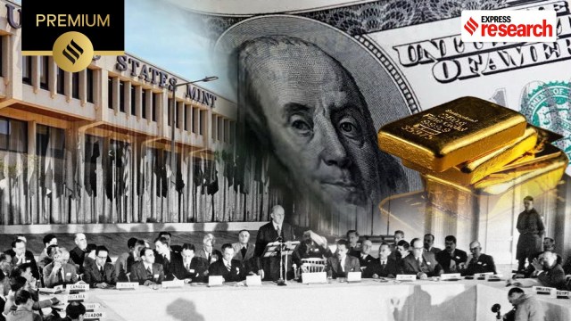 The Bretton Woods conference of 1944 established the dollar as the global reserve currency