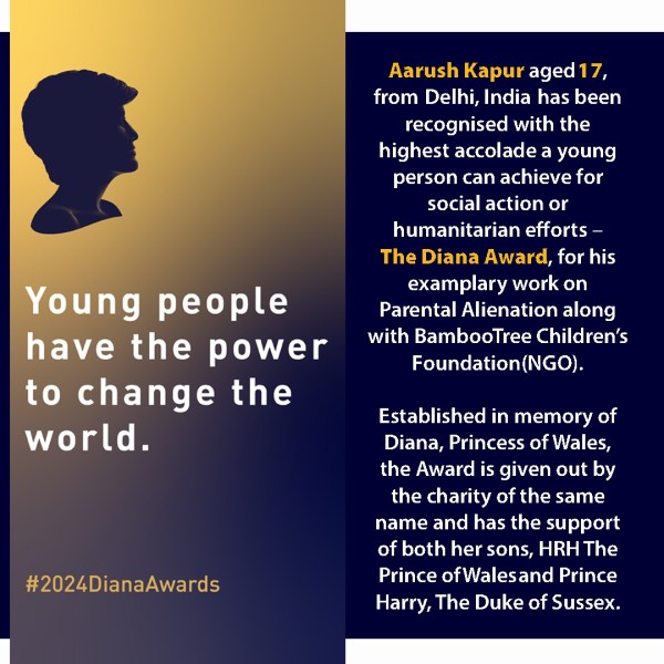 17-year-old Indian student from Delhi wins 'Diana Award'