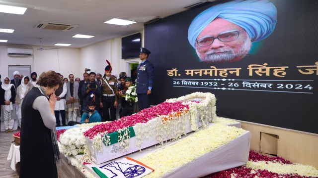 manmohan singh last rites