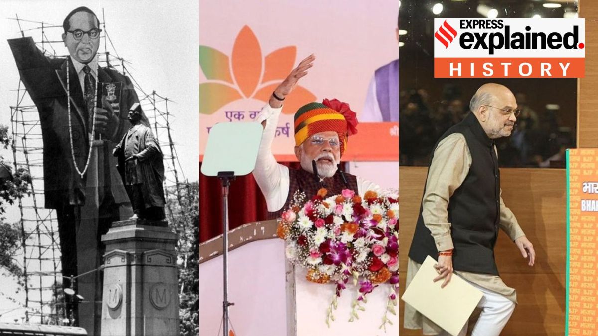 babasaheb ambedkar, modi, amit shah