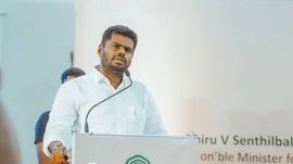 BJP leader Annamalai said he will "whip" himself six times on December 27 at 10 am. (Express File Photo)