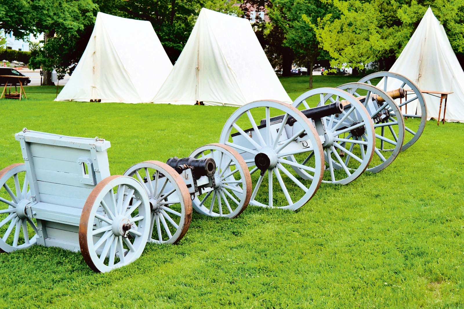 18th Century Artillery and Tents