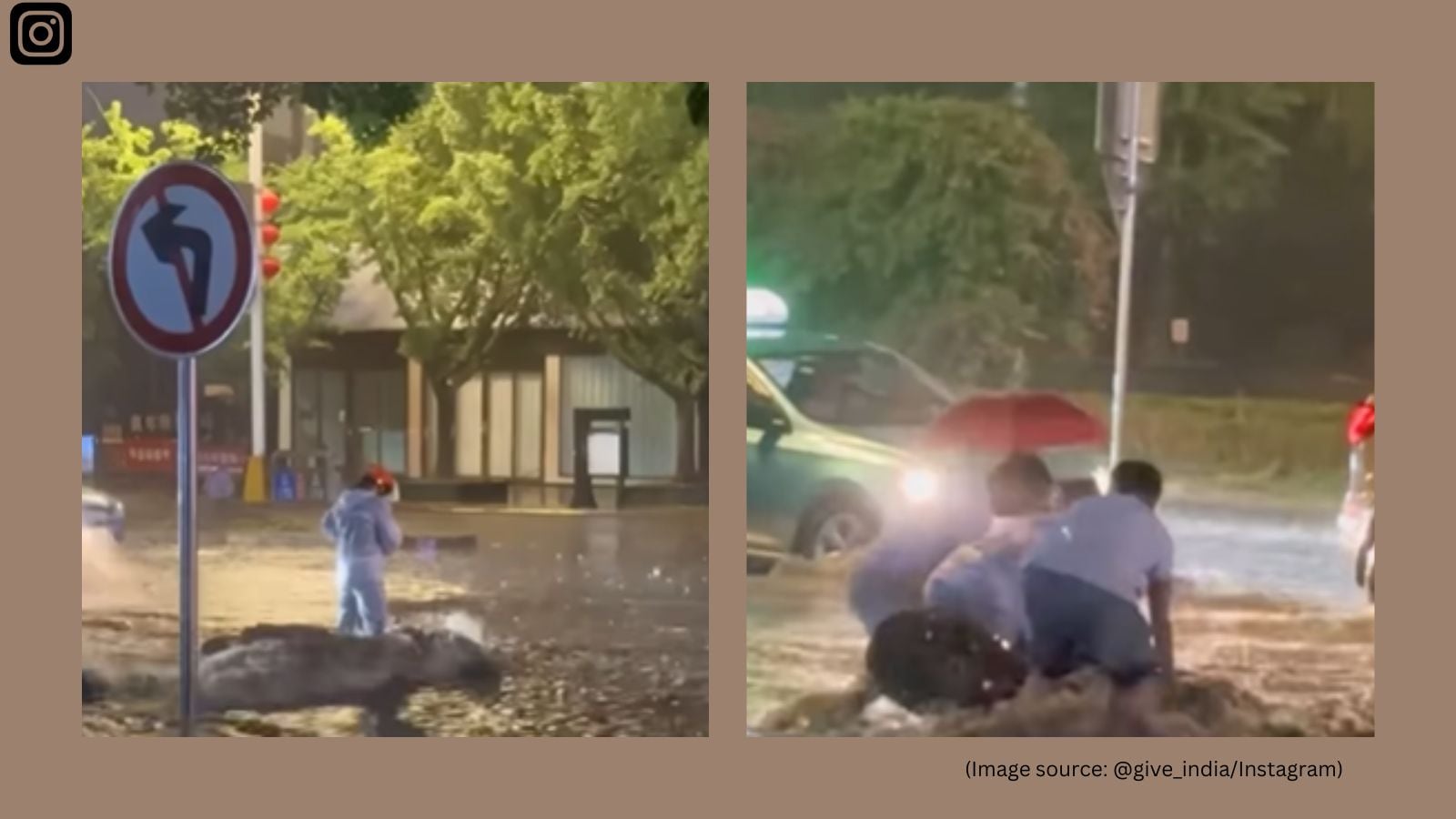 ‘When humanity shines’: Viral video captures dramatic rescue of ...