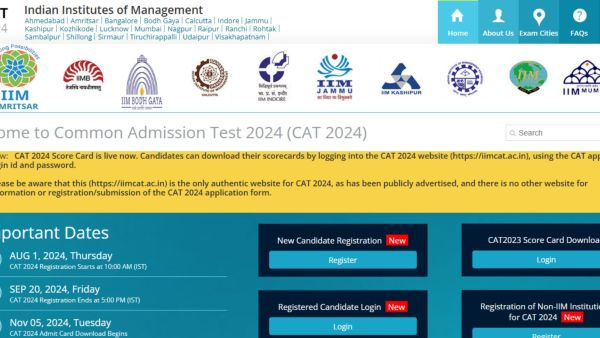 CAT 2024 Result Out: Website to download scorecard