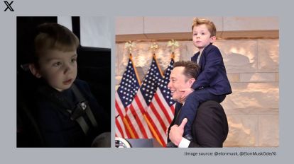 Lil X devient viral : le fils d'Elon Musk vole la vedette avec son adorable « Save America » | Tendances – The Indian Express
