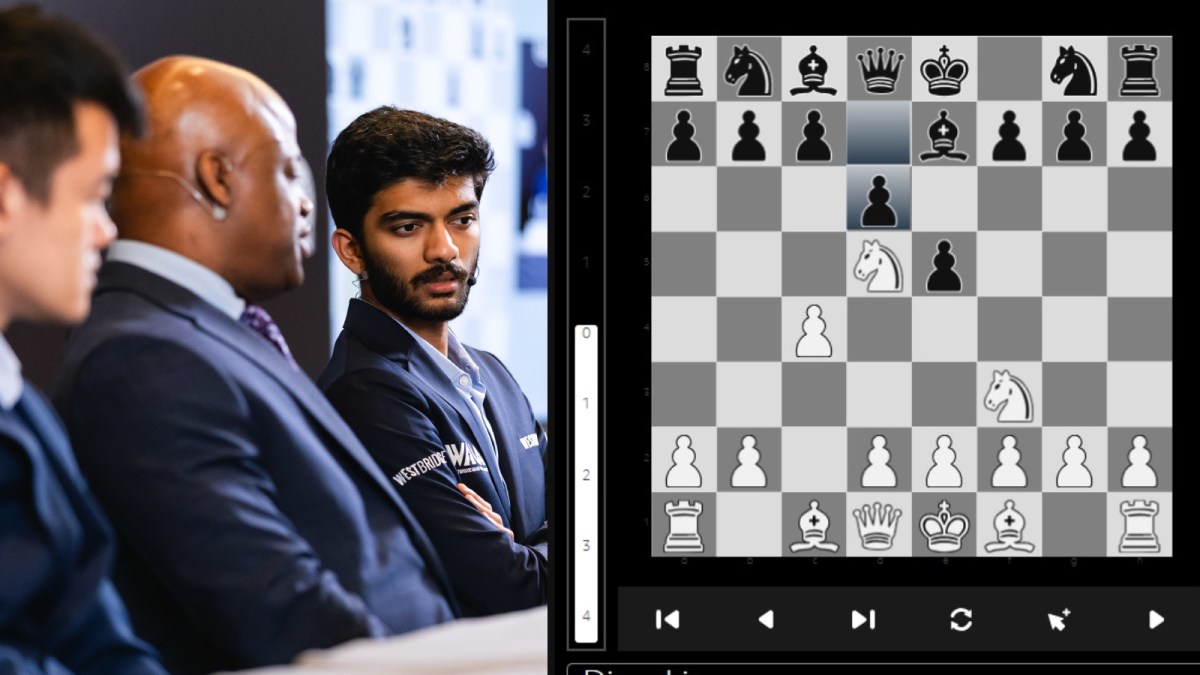 In game 8 of the World Chess Championship, the English Opening made an appearance. Gukesh and Ding Liren played out a draw. (PHOTOS: FIDE, Eng Chin An)