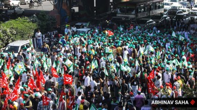 farmers protest delhi march