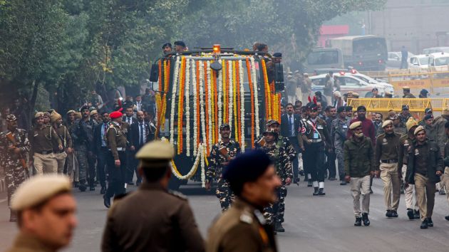 manmohan singh last rites