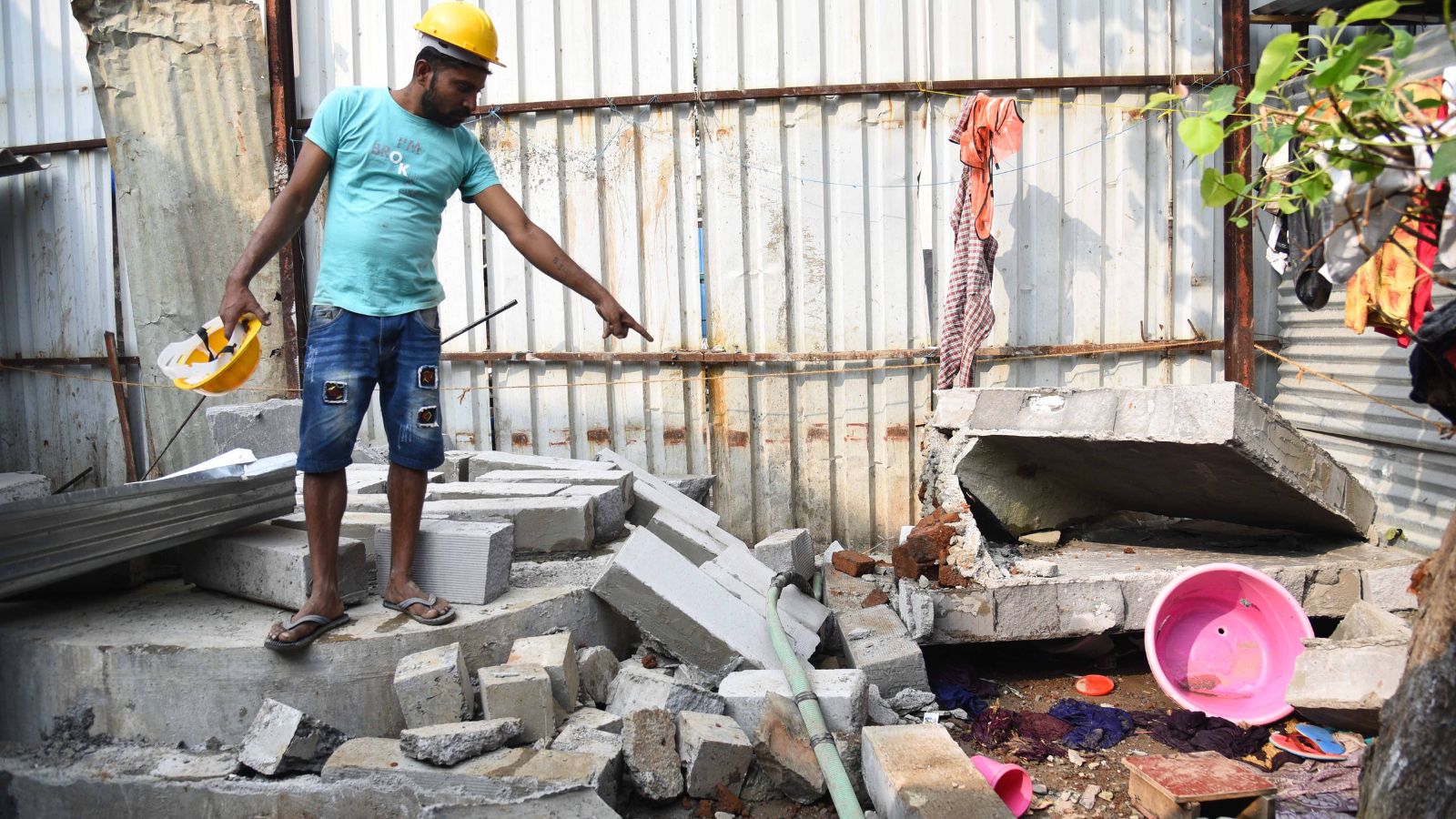 Nine-year-old girl killed, three injured as water tank collapses in Mumbai's Nagpada 