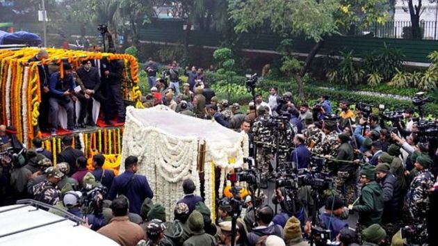 manmohan singh last rites