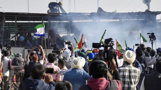 farmers protest, delhi live