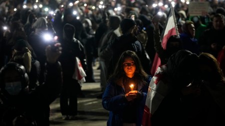 Georgia, protest, European Union, world news, indian express
