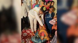 Sureda Narendra and Akhila Devi tied the knot on December 7. (Express)