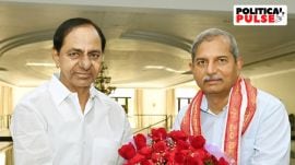 BRS chief and ex-Telangana chief minister K Chandrashekar Rao, Dr Chennamaneni Ramesh