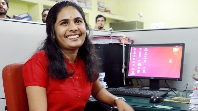 Sruthi had earlier worked as an accountant with a private firm in Kozhikode. (Photo: Pinarayi Vijayan/ Facebook)