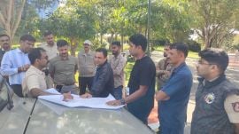 leopard in Infosys Mysuru campus