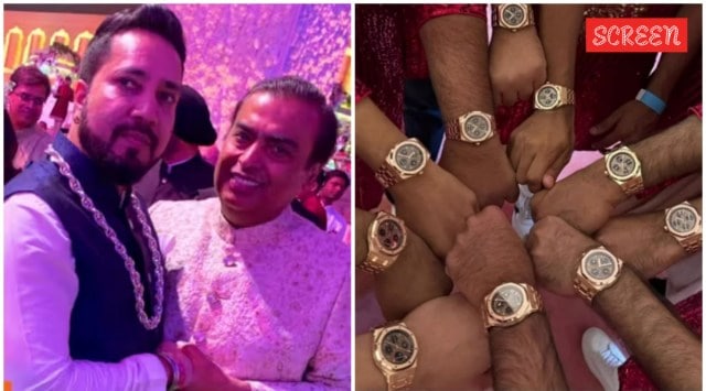 mika singh ambani wedding watches