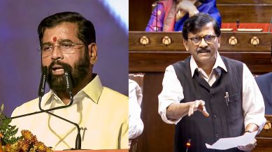 In a veiled attack on Shinde, the Sena (UBT) MP also said that some faces were not happy during the swearing-in ceremony. "