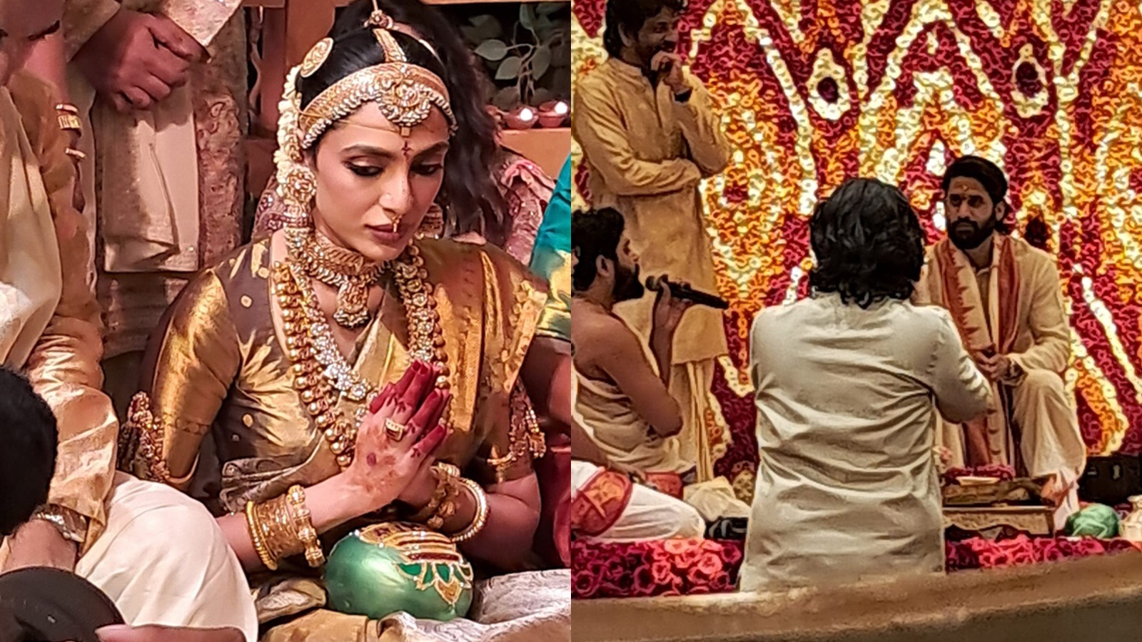 Check Out First Pics From Sobhita Dhulipala-Naga Chaitanya Wedding