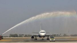 Noida international airport validation flight