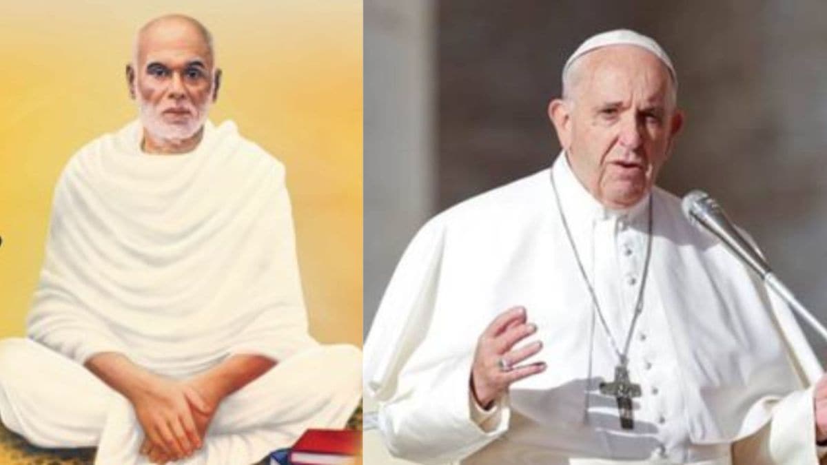 Pope He said the social reformer's message is "pertinent to our world today, where we witness growing instances of intolerance and hatred between peoples and nations."