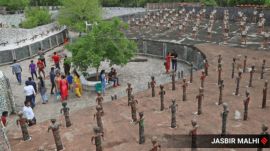 The Rock Garden, which is an attraction for foreign tourists as well, draws a daily footfall of around 5,000 visitors, including domestic ones. File