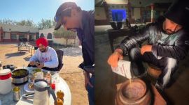 The videos were shot during Diljit’s brief stay at Jyani Natural Farm at Kathera village in the border district of Fazilka from December 1 to December 5.