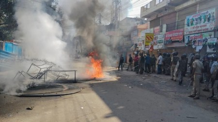 Parbhani violence, Parbhani Violent protests, Violent protests in Parbhani, Constitution replica, damage to Constitution replica, Mumbai news, Maharashtra news, Indian express, current affairs