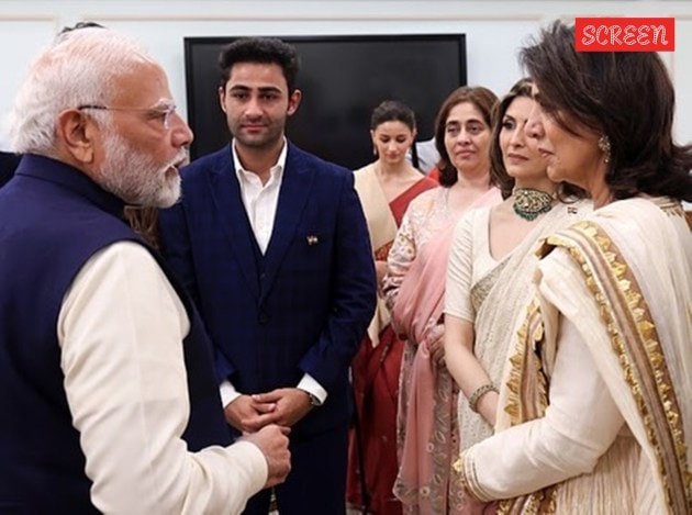Kapoor family members, PM modi
