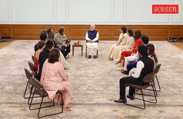 Kapoor family members, PM modi