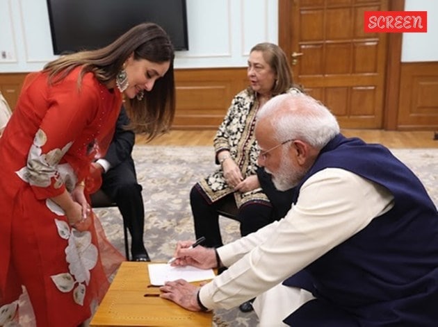 Kapoor family members, PM modi